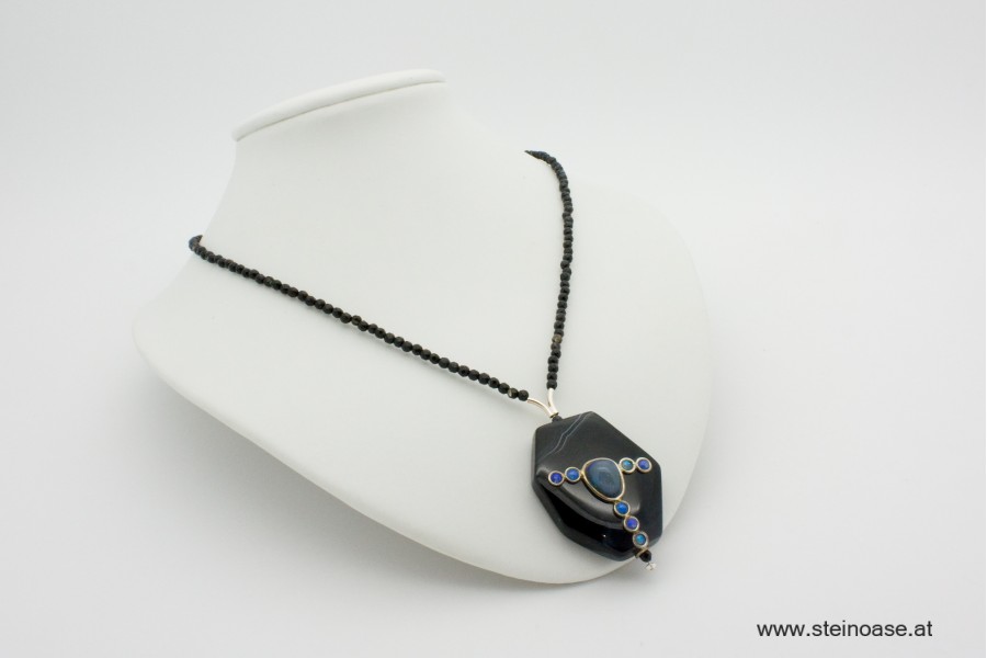 Kette Opal & Achat "Exclusiv"